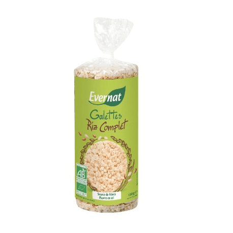 GALETTES RIZ COMPLET 130G | EVERNAT | Acheter sur EtiketBio.eu