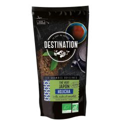 The vert hojicha, japon, kyushu 80g Destination dans votre magasin bio en ligne Etiketbio.eu