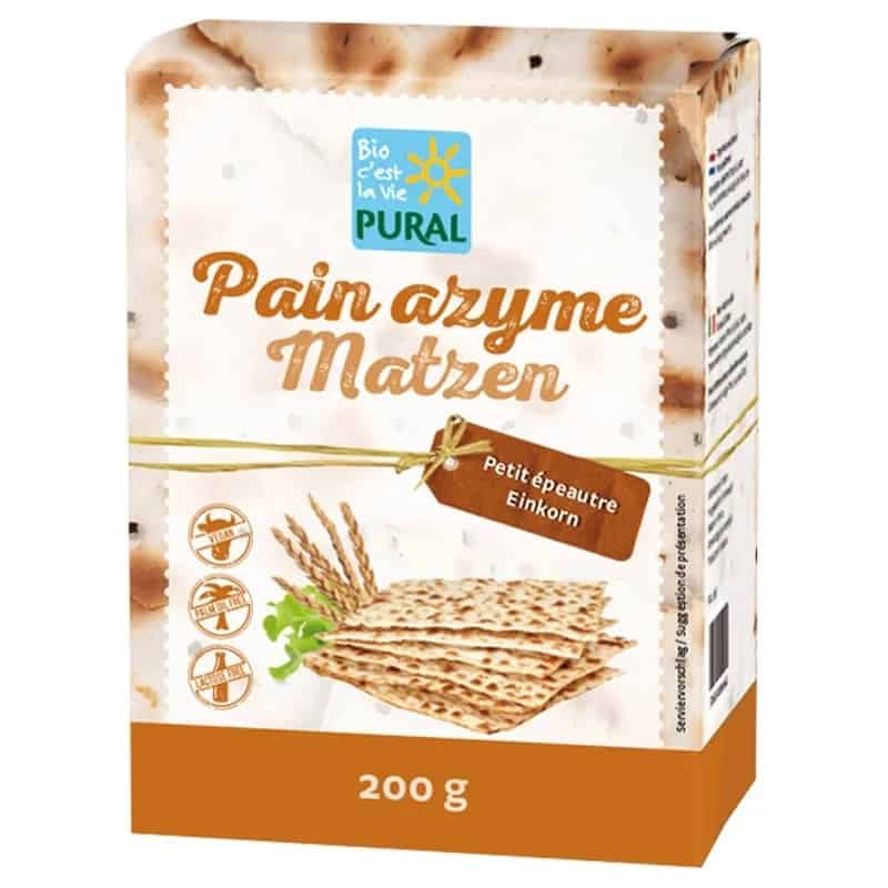 PAIN AZYME PETIT EPEAUTRE 200G Puraliment  dans votre magasin bio en ligne Etiketbio.eu