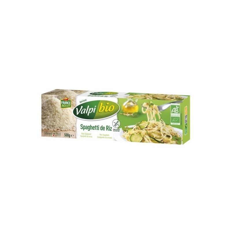 Spaghetti de riz 500 g VALPIBIO  dans votre magasin bio en ligne Etiketbio.eu