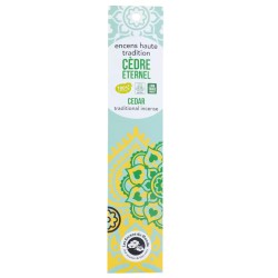 ENCENS INDIEN HT. CEDRE Les encens du monde  dans votre magasin bio en ligne Etiketbio.eu