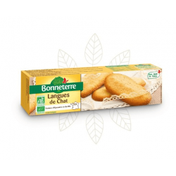 LANGUES DE CHAT SANS HUILE DE PALME 100G BONNETERRE  dans votre magasin bio en ligne Etiketbio.eu
