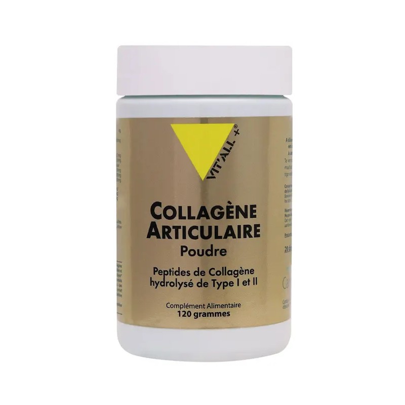 Collagene articulaire poudre 120g Vit'all + dans votre magasin bio en ligne Etiketbio.eu Collagene articulaire poudre 120g Vit'all + dans votre magasin bio en ligne Etiketbio.eu