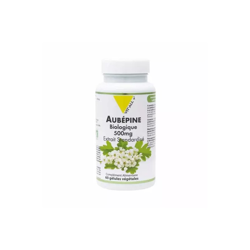 Aubepine bio* 500mg extrait standardisé 60 gélules Vit'all + dans votre magasin bio en ligne Etiketbio.eu Aubepine bio* 500mg extrait standardisé 60 gélules Vit'all + dans votre magasin bio en ligne Etiketbio.eu