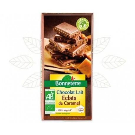 CHOCOLAT LAIT ECLATS DE CARAMEL 100G CC CHOCOLAT LAIT ECLATS DE CARAMEL 100G CC