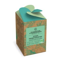 Tisane infusette voies respiratoires bio (x20) Le Comptoir d'Herboristerie dans votre magasin bio en ligne Etiketbio.eu