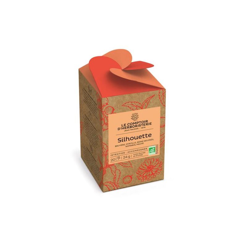 Tisane infusette silhouette bio (x20) Le Comptoir d'Herboristerie  dans votre magasin bio en ligne Etiketbio.eu