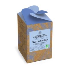 Tisane infusette nuit paisible bio (x20) Le Comptoir d'Herboristerie  dans votre magasin bio en ligne Etiketbio.eu