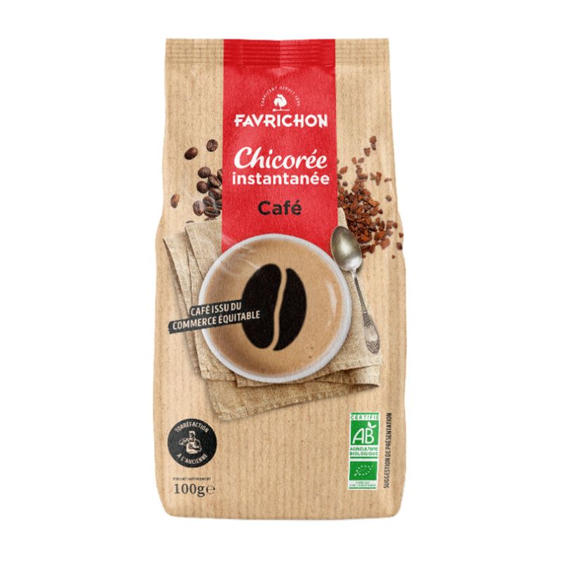 Chicorée instantanée café 100g Favrichon  dans votre magasin bio en ligne Etiketbio.eu