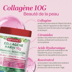 Collagene marin 10g beaute de la peau 210g Super Diet  dans votre magasin bio en ligne Etiketbio.eu
