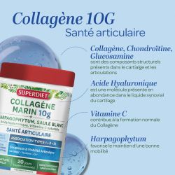 Collagene marin confort articulaire 220g Super Diet  dans votre magasin bio en ligne Etiketbio.eu