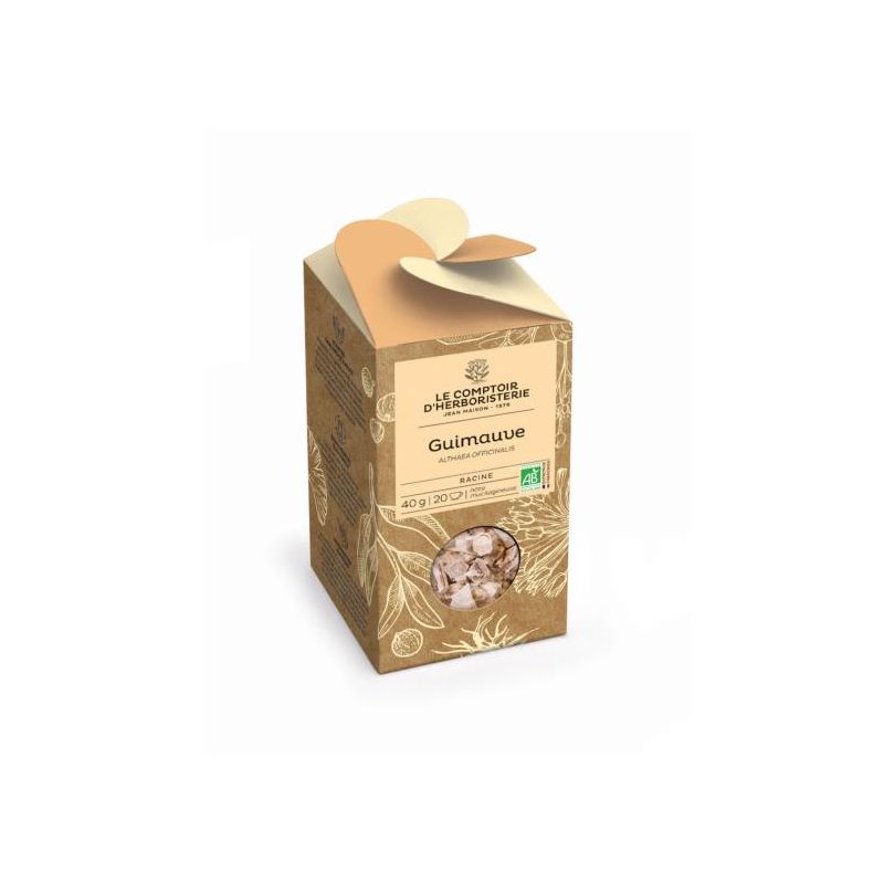 Guimauve bio racine 40g Le Comptoir d'Herboristerie  dans votre magasin bio en ligne Etiketbio.eu
