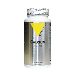 Calcium 600mg 60 comp Vit'all +  dans votre magasin bio en ligne Etiketbio.eu