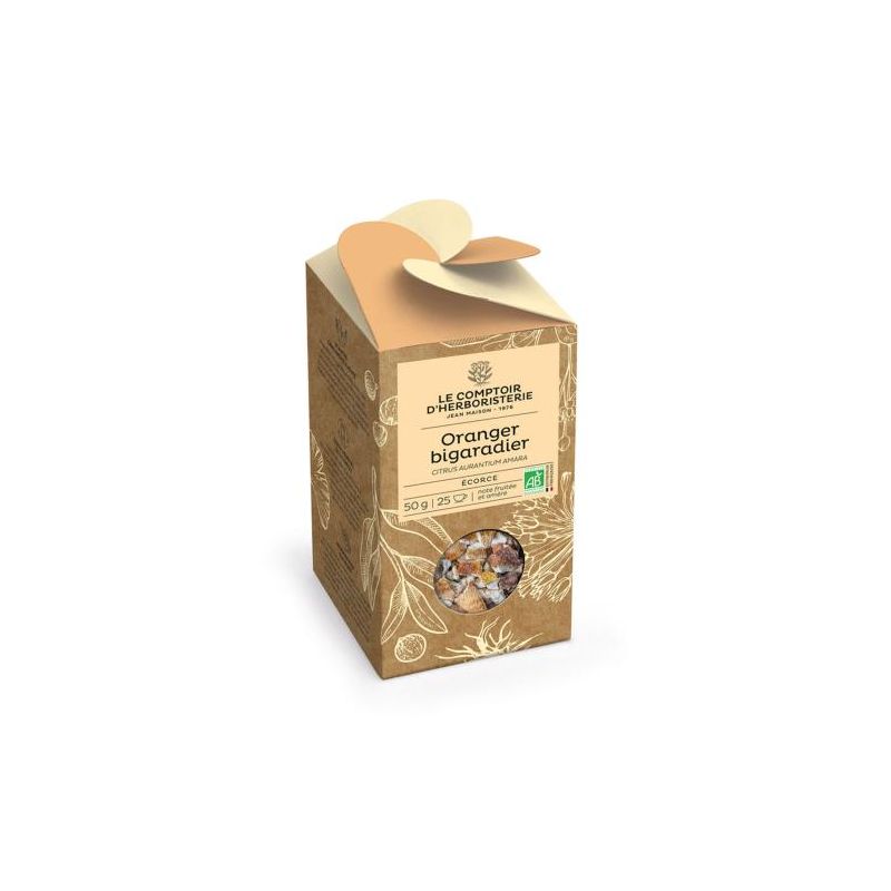 Oranger bigaradier bio ecorce 50g Le Comptoir d'Herboristerie dans votre magasin bio en ligne Etiketbio.eu Oranger bigaradier bio ecorce 50g Le Comptoir d'Herboristerie dans votre magasin bio en ligne Etiketbio.eu