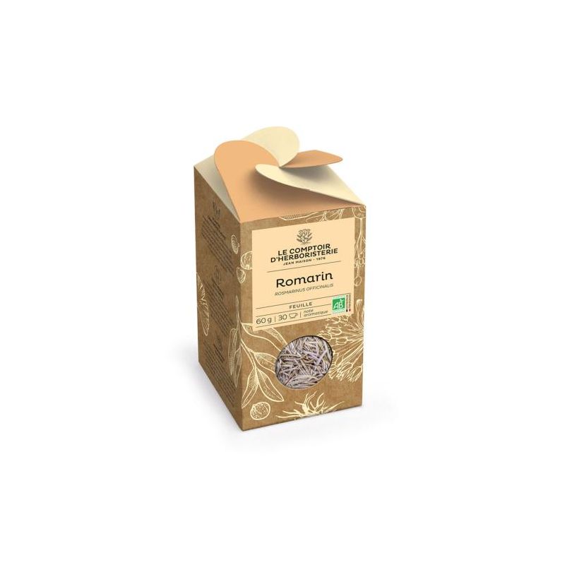 Romarin sauvage bio feuille france 60g Le Comptoir d'Herboristerie dans votre magasin bio en ligne Etiketbio.eu Romarin sauvage bio feuille france 60g Le Comptoir d'Herboristerie dans votre magasin bio en ligne Etiketbio.eu
