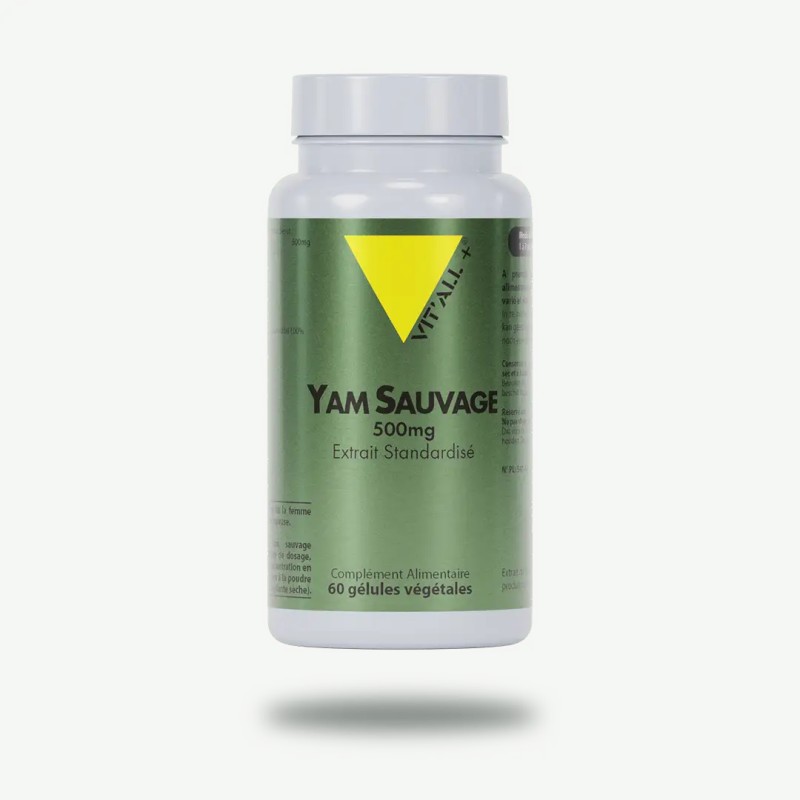 Yam sauvage 500mg extrait standardisé 30 gélules Vit'all + dans votre magasin bio en ligne Etiketbio.eu Yam sauvage 500mg extrait standardisé 30 gélules Vit'all + dans votre magasin bio en ligne Etiketbio.eu