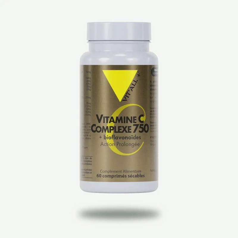 Vitamine c 750 action prolongée + bioflavonoïdes 60 cps Vit'all + dans votre magasin bio en ligne Etiketbio.eu Vitamine c 750 action prolongée + bioflavonoïdes 60 cps Vit'all + dans votre magasin bio en ligne Etiketbio.eu