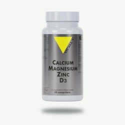Calcium magnesium zinc bisglycinate + d3 250 cps Vit'all +  dans votre magasin bio en ligne Etiketbio.eu