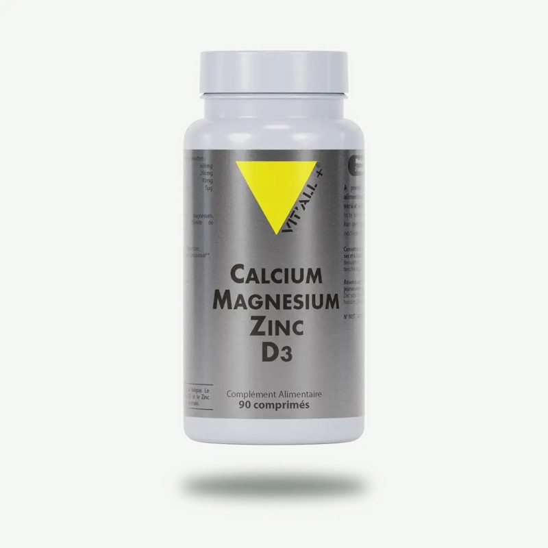 Calcium magnesium zinc bisglycinate + d3 250 cps Vit'all +  dans votre magasin bio en ligne Etiketbio.eu