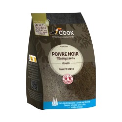 Poivre noir poudre sachet économique 150g Cook dans votre magasin bio en ligne Etiketbio.eu