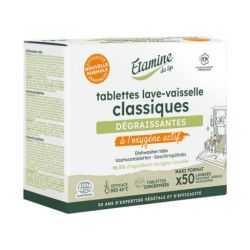 Tablettes lave-vaisselle classique x50 Etamine du Lys  dans votre magasin bio en ligne Etiketbio.eu