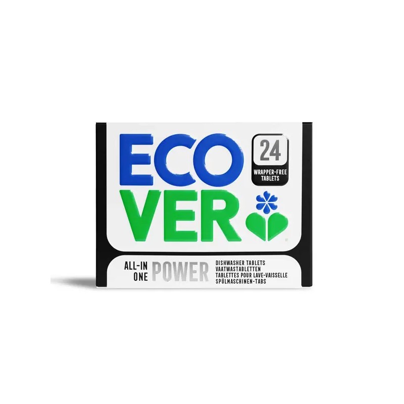 Tablettes lave vaisselle tout-en-un power (24 tablettes) Ecover dans votre magasin bio en ligne Etiketbio.eu Tablettes lave vaisselle tout-en-un power (24 tablettes) Ecover dans votre magasin bio en ligne Etiketbio.eu