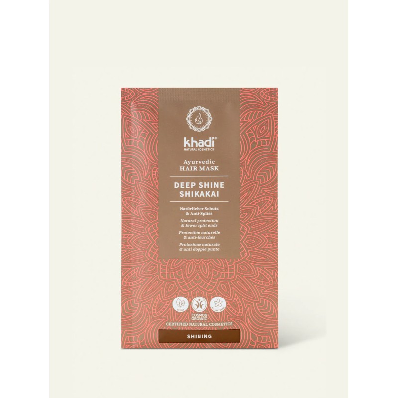 Masque capillaire ayurvédique Deep Shine Shikakai - 50 g KHADI dans votre magasin bio en ligne Etiketbio.eu Masque capillaire ayurvédique Deep Shine Shikakai - 50 g KHADI dans votre magasin bio en ligne Etiketbio.eu