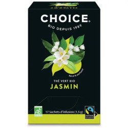 The vert jasmin 17 sachets Choice  dans votre magasin bio en ligne Etiketbio.eu