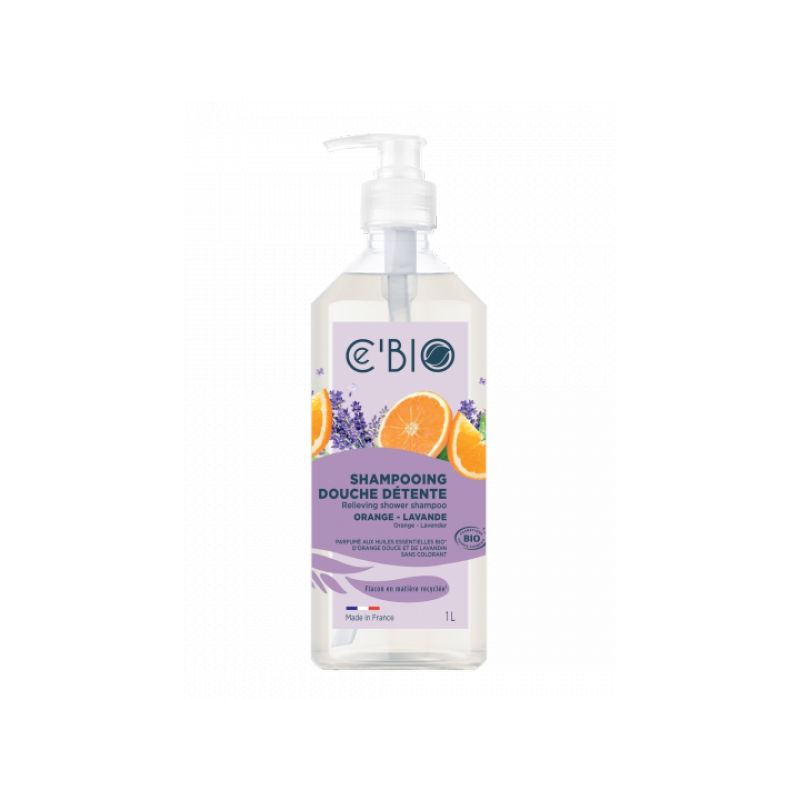 SHAMPOOING DOUCHE Orange Lavande BIO 1l CE BIO dans votre magasin bio en ligne Etiketbio.eu SHAMPOOING DOUCHE Orange Lavande BIO 1l CE BIO dans votre magasin bio en ligne Etiketbio.eu