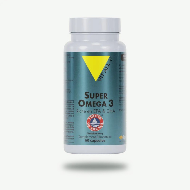 Super omega 3 1000mg 120 capsules Vit'all +  dans votre magasin bio en ligne Etiketbio.eu