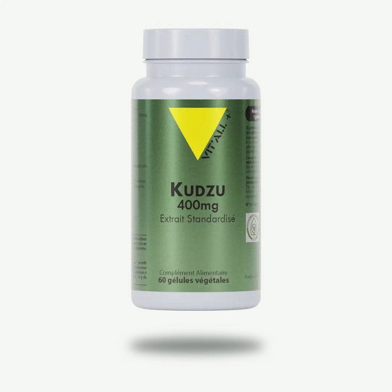 KUDZU 400mg Extrait Standardisé 60 gélules VITALL + dans votre magasin bio en ligne Etiketbio.eu KUDZU 400mg Extrait Standardisé 60 gélules VITALL + dans votre magasin bio en ligne Etiketbio.eu