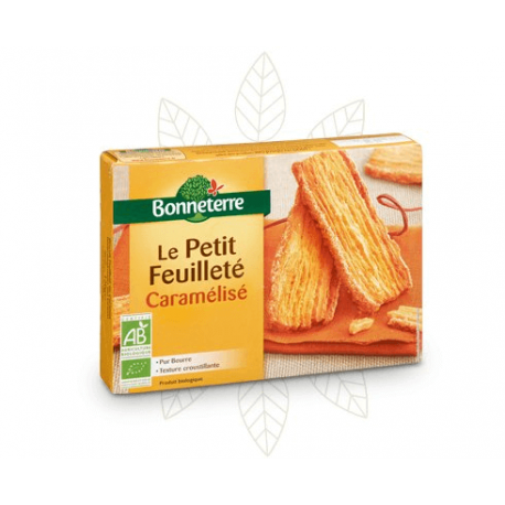 LE PETIT FEUILLETE CARAMELISE 120G | BONNETERRE | Acheter sur Etike...