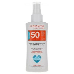 Spray hypoallergenique spf 50 90g Alphanova  dans votre magasin bio en ligne Etiketbio.eu