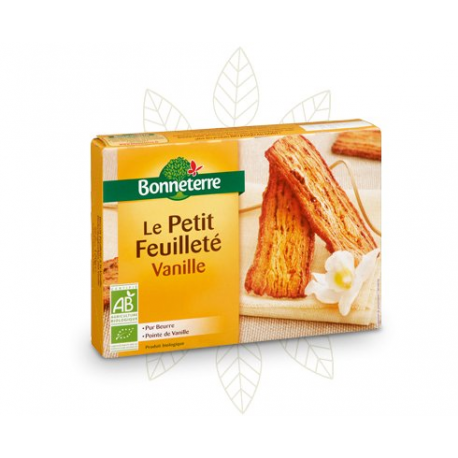 LE PETIT FEUILLETE A LA VANILLE 120G LE PETIT FEUILLETE A LA VANILLE 120G