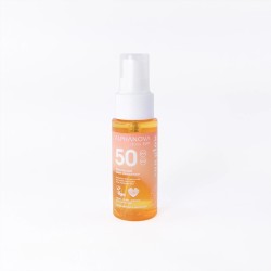 HUILE SOLAIRE HAUTE PROTECTION 50+ 50ML Alphanova  dans votre magasin bio en ligne Etiketbio.eu