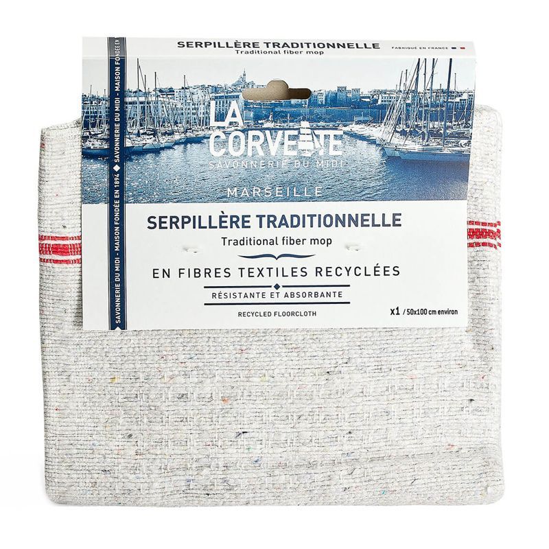 Serpillère en fibres recyclées La Corvette  dans votre magasin bio en ligne Etiketbio.eu
