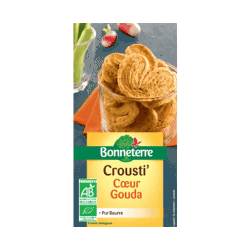 CROUSTI COEUR GOUDA 100G Bonneterre  dans votre magasin bio en ligne Etiketbio.eu