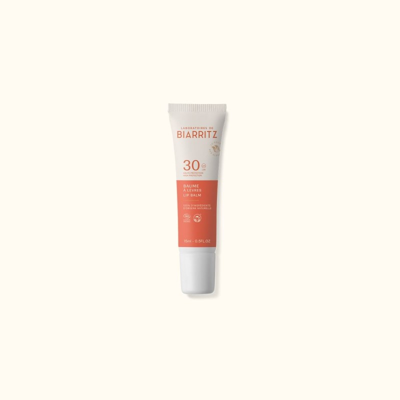 Baume à lèvres spf30 - 15 ml Laboratoires de Biarritz  dans votre magasin bio en ligne Etiketbio.eu