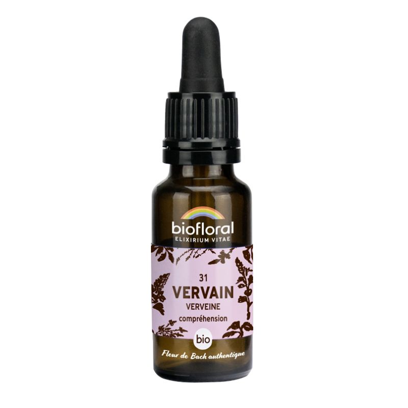 ELIXIR 31 VERVEINE BIO- 20 ML BIOFLORAL dans votre magasin bio en ligne Etiketbio.eu ELIXIR 31 VERVEINE BIO- 20 ML BIOFLORAL dans votre magasin bio en ligne Etiketbio.eu