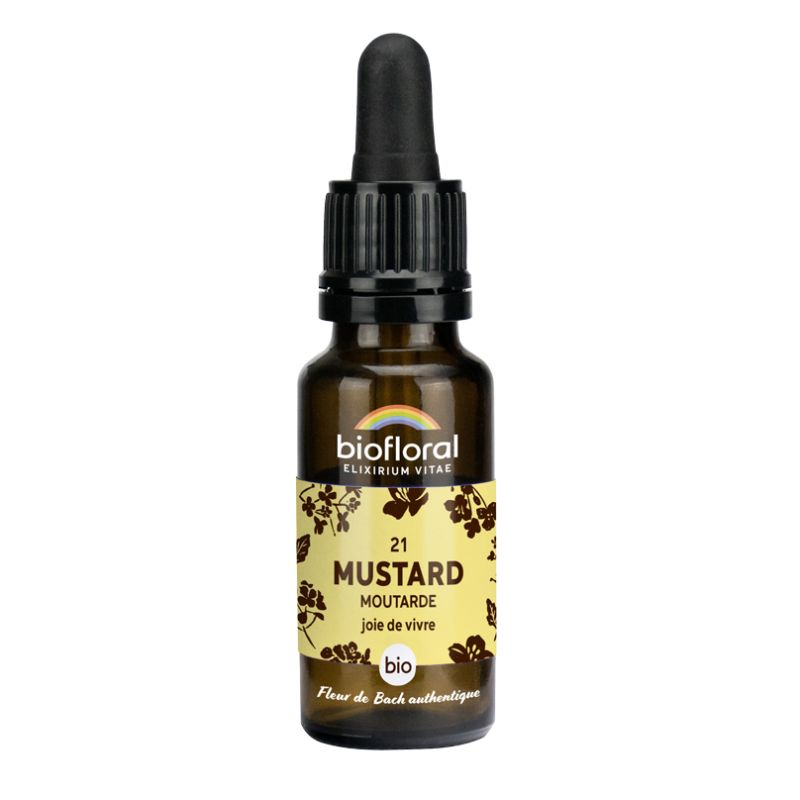 ELIXIR 21 MOUTARDE BIO - 20 ML BIOFLORAL dans votre magasin bio en ligne Etiketbio.eu ELIXIR 21 MOUTARDE BIO - 20 ML BIOFLORAL dans votre magasin bio en ligne Etiketbio.eu