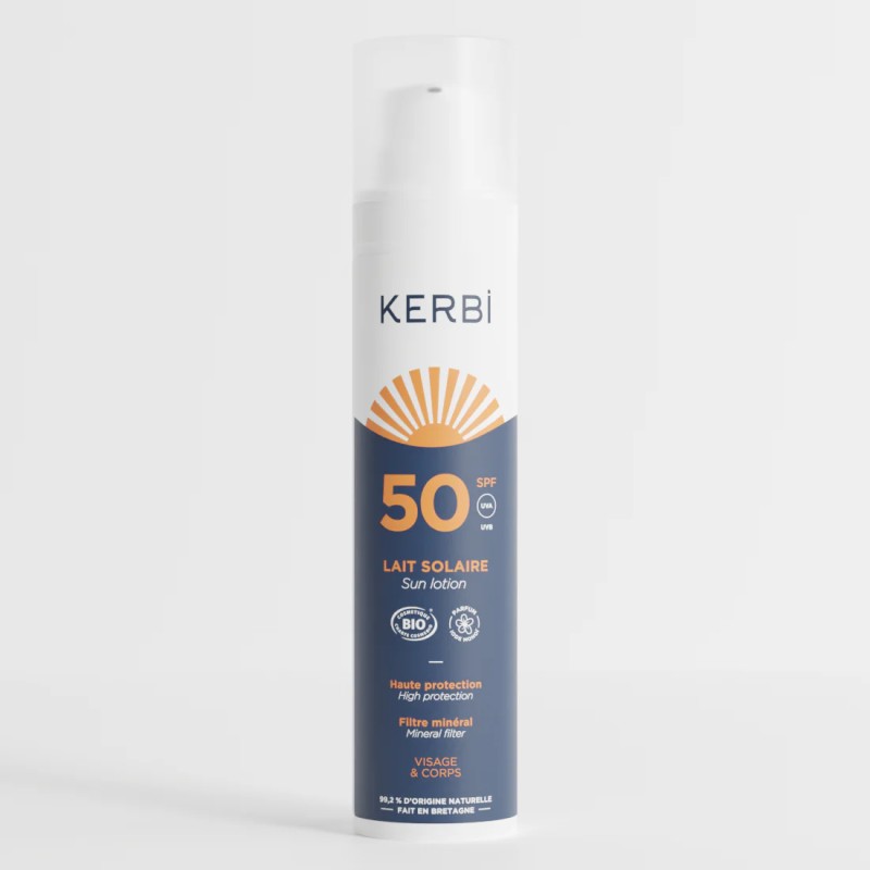 Lait solaire spf50f parfum 100g   dans votre magasin bio en ligne Etiketbio.eu