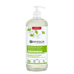 SHAMPOOING-DOUCHE POUR TOUTE LA FAMILLE 1L CENTIFOLIA  dans votre magasin bio en ligne Etiketbio.eu