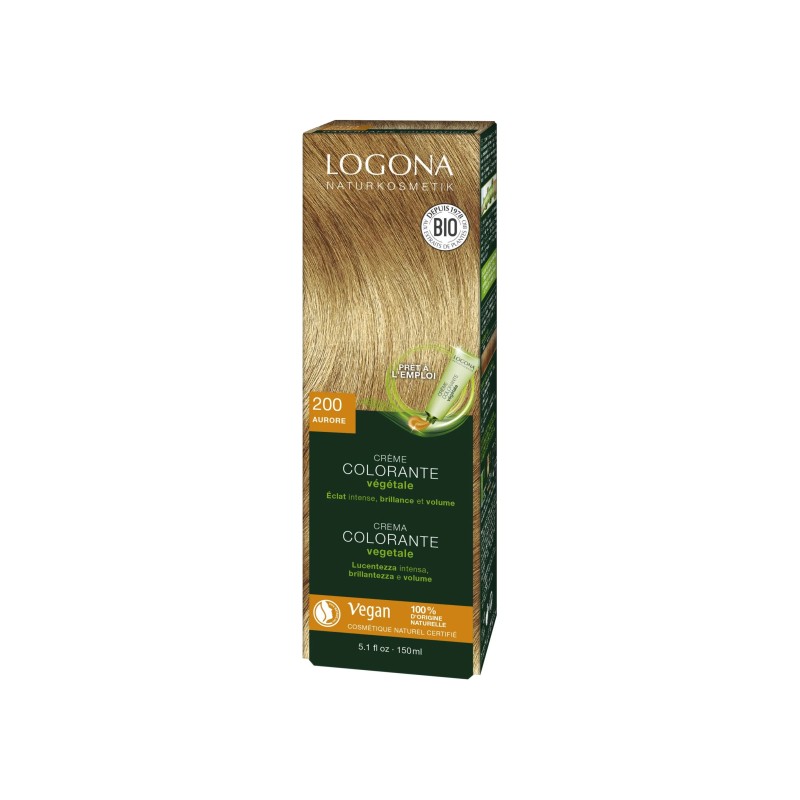 Creme colorante vegetale aurore 150ml Logona dans votre magasin bio en ligne Etiketbio.eu Creme colorante vegetale aurore 150ml Logona dans votre magasin bio en ligne Etiketbio.eu