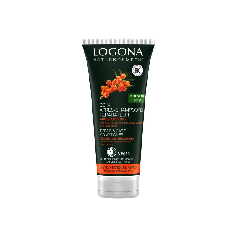 Logona soin après shampooing réparateur argousier 200ml Logona  dans votre magasin bio en ligne Etiketbio.eu Logona soin après shampooing réparateur argousier 200ml Logona  dans votre magasin bio en ligne Etiketbio.eu
