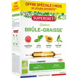 QUATUOR BRULE GRAISSE 20+10 AMP SUPER DIET  dans votre magasin bio en ligne Etiketbio.eu