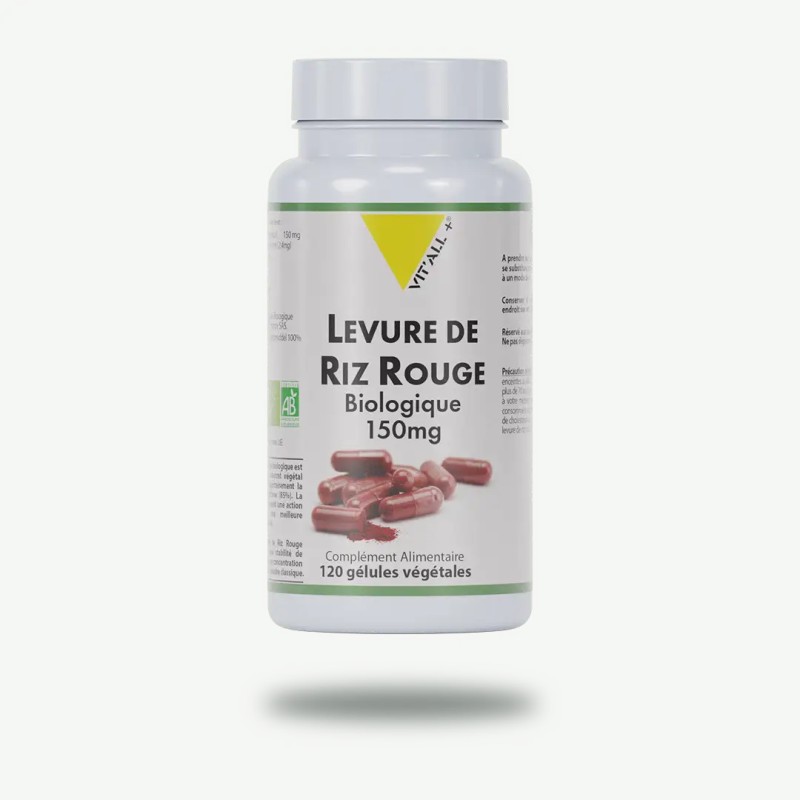 LEVURE DE RIZ ROUGE Biologique* 150mg VITALL + dans votre magasin bio en ligne Etiketbio.eu LEVURE DE RIZ ROUGE Biologique* 150mg VITALL + dans votre magasin bio en ligne Etiketbio.eu
