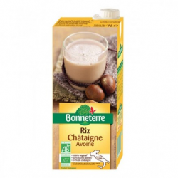 Boisson chataigne/riz/avoine 1l Bonneterre dans votre magasin bio en ligne Etiketbio.eu