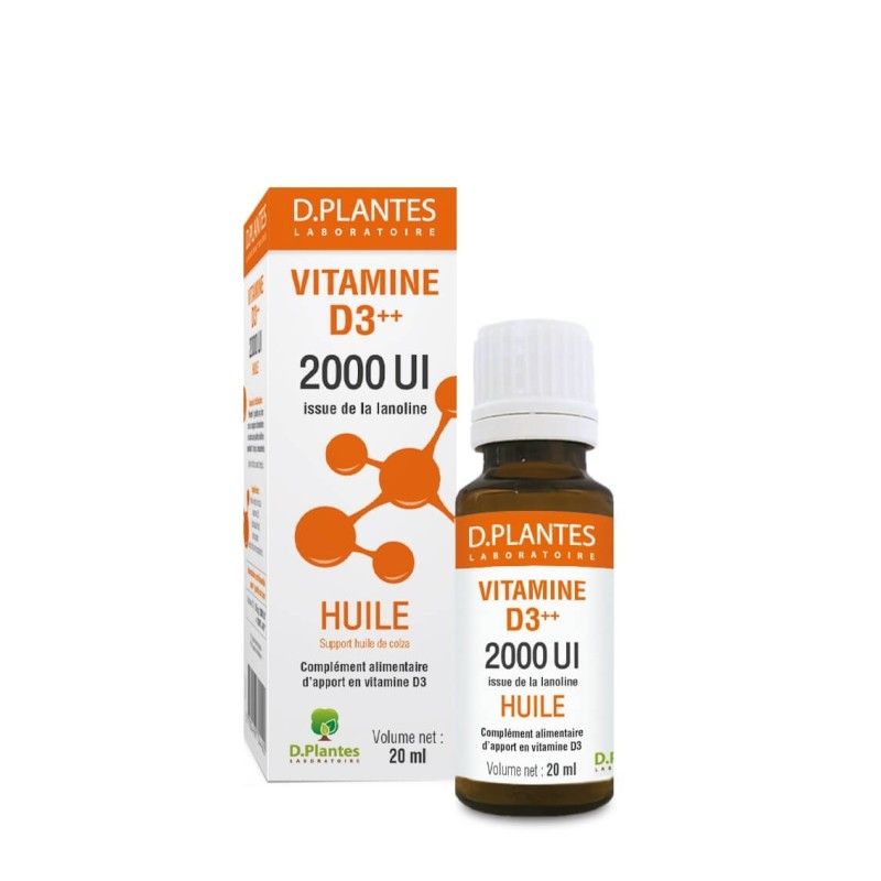 VITAMINE D3 2000UI 20ML DPLANTES  dans votre magasin bio en ligne Etiketbio.eu