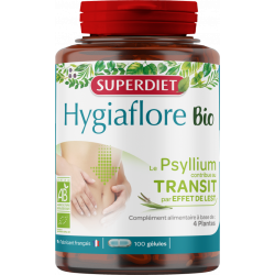 HYGIAFLORE PSYLLIUM BIO 100 GEL Super Diet  dans votre magasin bio en ligne Etiketbio.eu
