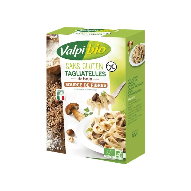 TAGLIATELLE RIZ BRUN 250G VALPIBIO dans votre magasin bio en ligne Etiketbio.eu TAGLIATELLE RIZ BRUN 250G VALPIBIO dans votre magasin bio en ligne Etiketbio.eu